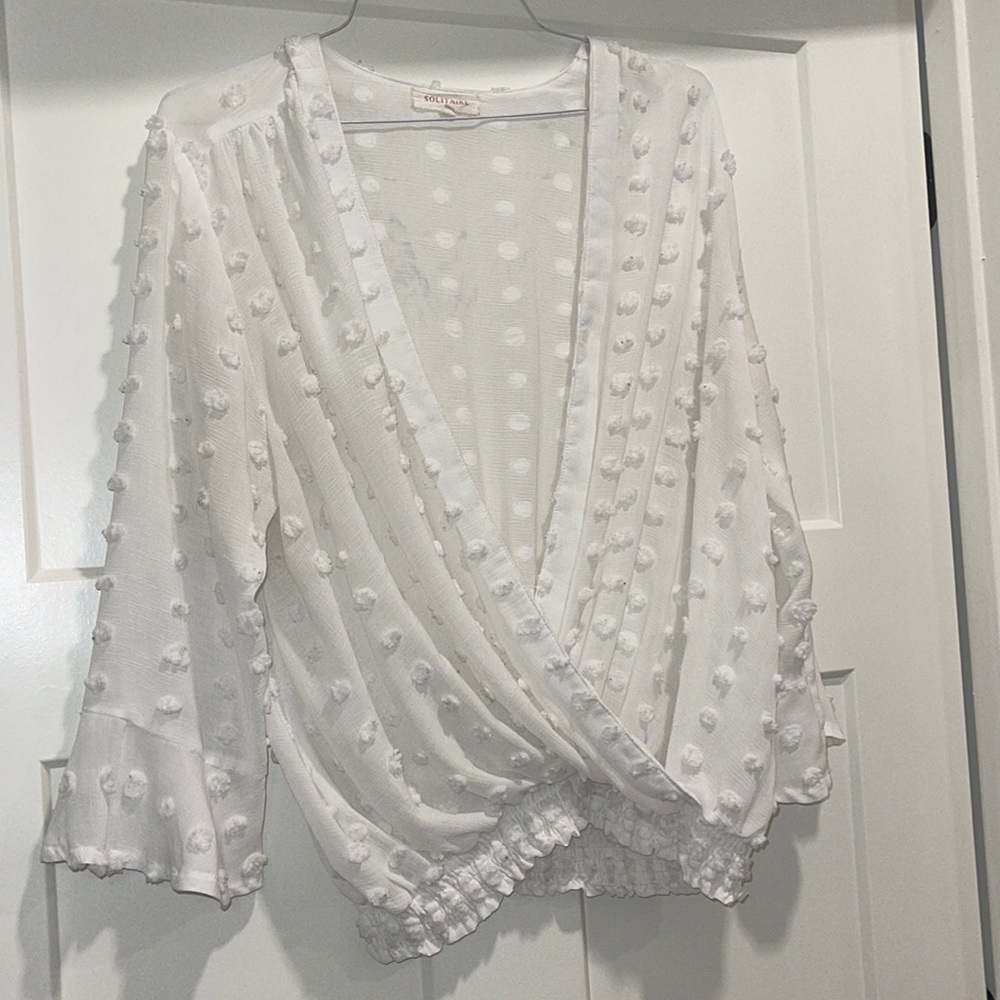 solitaire, size Large, color white